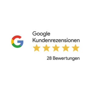 5 Sterne Bewertung von Google