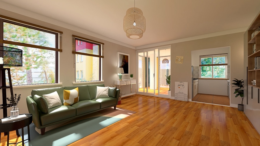 hübsche neue Wohnung, toll eingerichtet und gestaltet