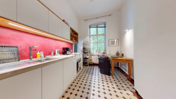 Küche - Altbauflair nahe Savignyplatz: 1,5-Zimmer-Wohnung mit Potenzial zur 2-Zimmer-Variante