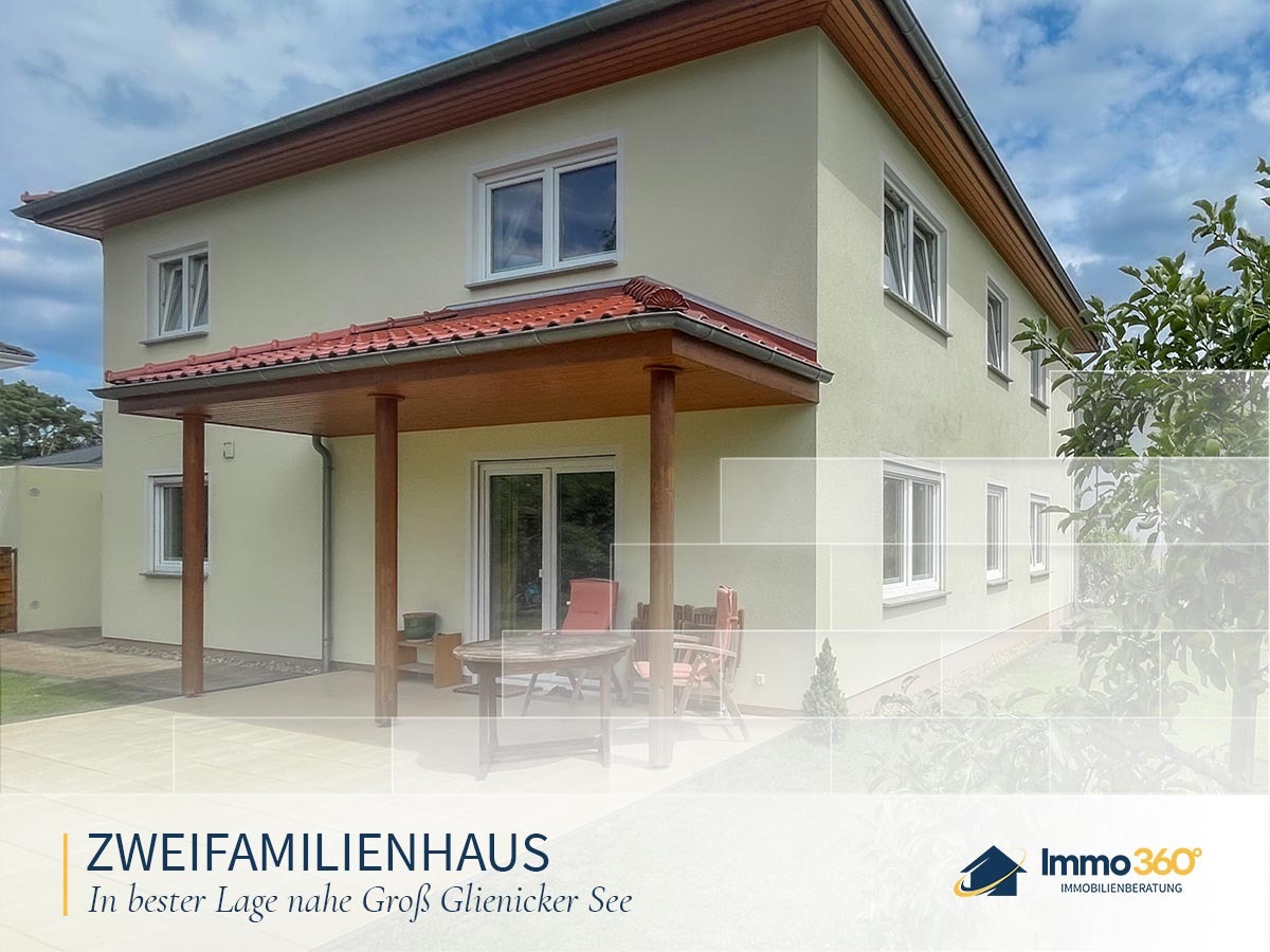 Bezugsfreies Zweifamilienhaus mit Gartenidylle im Villenpark Groß Glienicke, 14476 Potsdam, Zweifamilienhaus