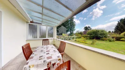 Blick in den Garten / Terrasse