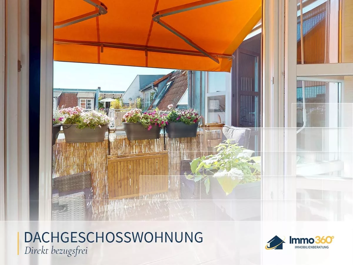 Bezugsfreie Dachgeschosswohnung nahe Tegeler See mit Terrasse und Wohnküche, 13507 Berlin, Dachgeschosswohnung