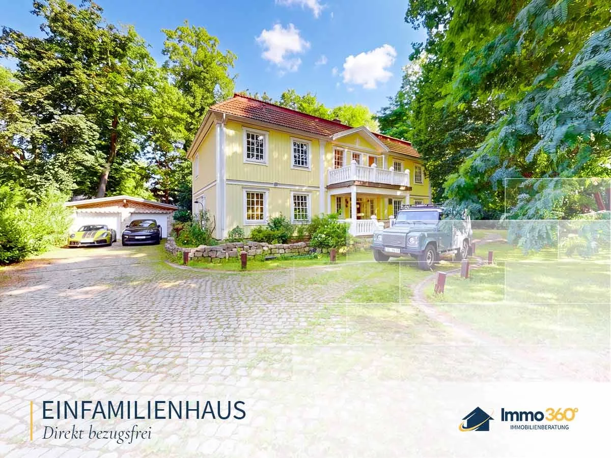 Schwedenhaus mit Einliegerwohnung in der alten Zehlendorfer Villenkolonie, 14532 Kleinmachnow, Einfamilienhaus