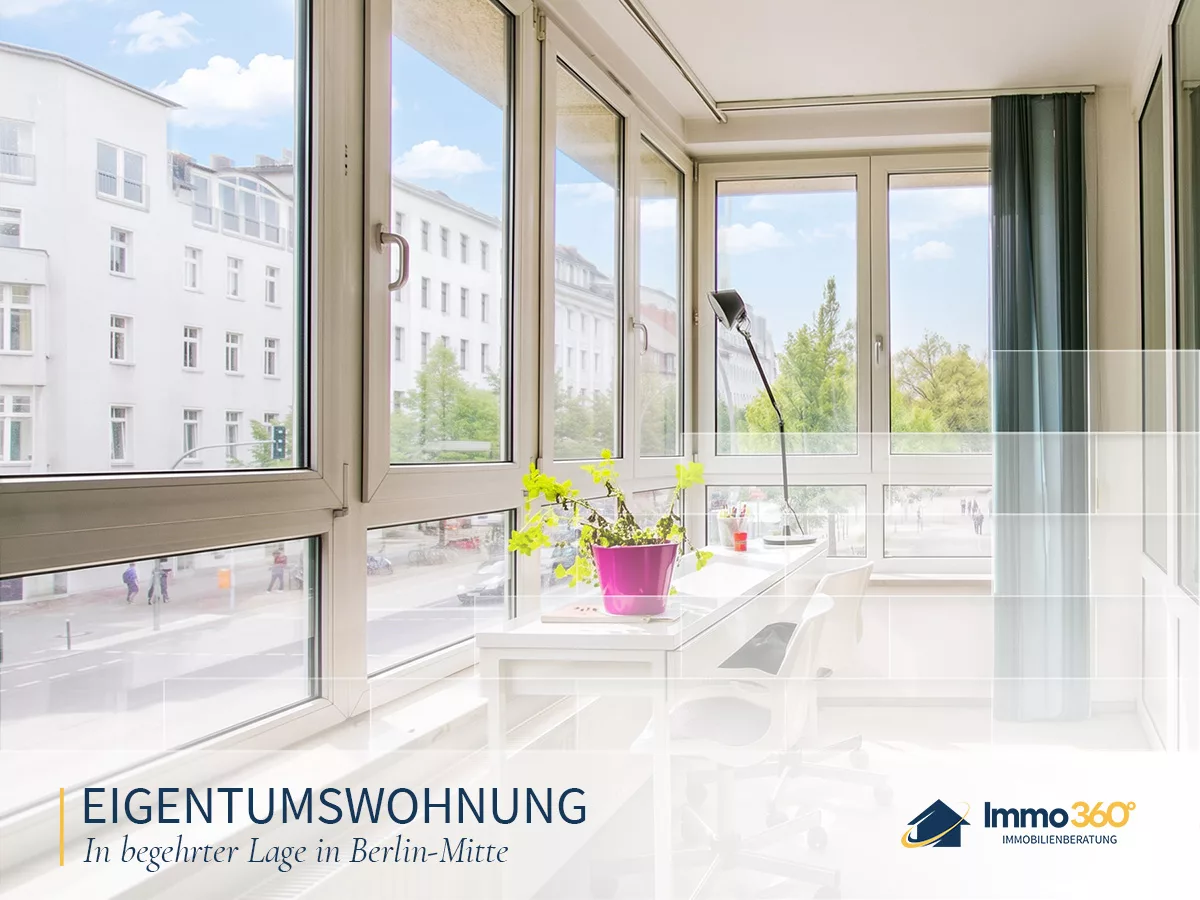 2,5-Zimmer-Wohnung in Berlin-Mitte mit Wintergarten, 10115 Berlin, Etagenwohnung