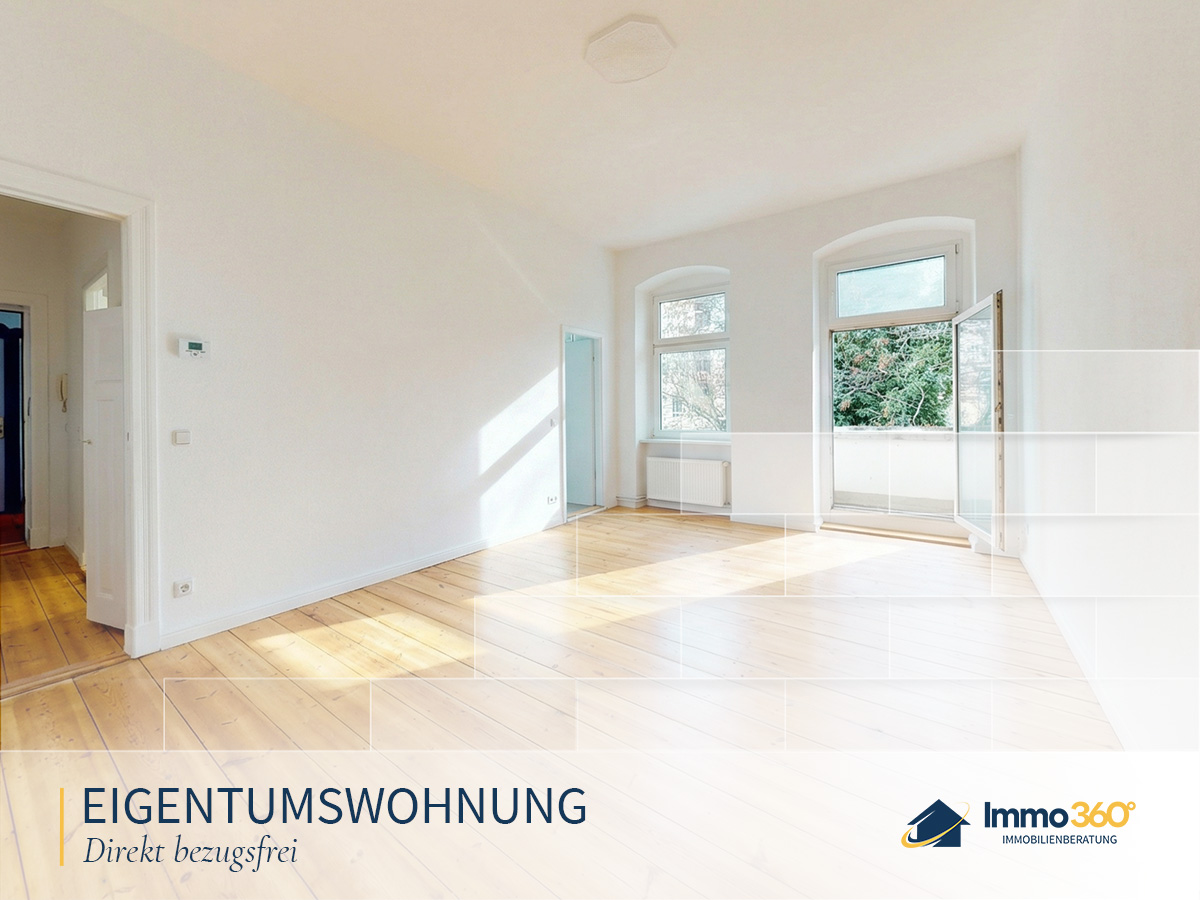 Bezugsfreie Altbauwohnung mit Balkon zum Innenhof – Prenzlauer Berg, 10407 Berlin, Etagenwohnung