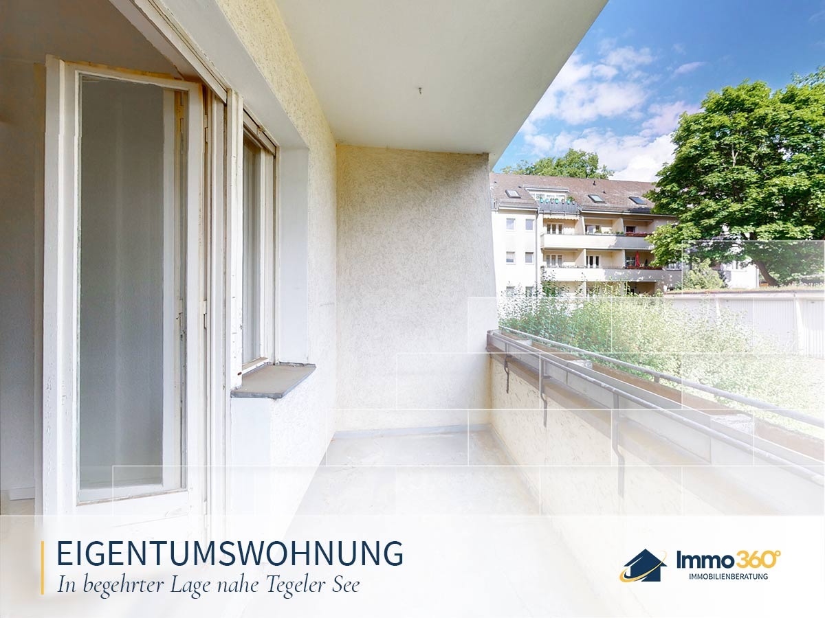 Wohnen am Tegeler See – 2-Zimmer-Wohnung mit Südbalkon, 13507 Berlin, Etagenwohnung