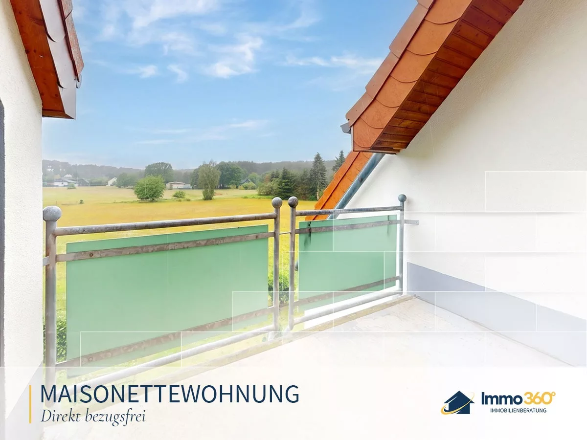 Beeindruckende Maisonettewohnung mit einem Blick ins Grüne, 16247 Joachimsthal, Maisonettewohnung