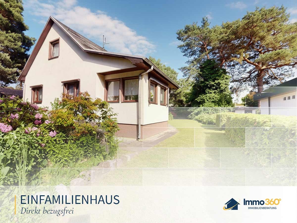 Bezugsfreies Einfamilienhaus mit großem Garten in berlinnaher Lage, 15366 Hoppegarten, Einfamilienhaus
